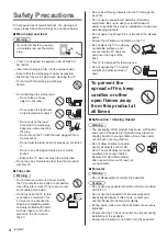 Preview for 4 page of Panasonic TX-65CXC725 Operating Instructions Manual