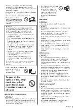 Preview for 5 page of Panasonic TX-65EZ1002B Operating Instructions Manual