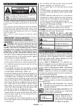 Preview for 3 page of Panasonic TX-65FX560B Operating Instructions Manual