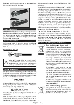 Preview for 9 page of Panasonic TX-65FX560B Operating Instructions Manual