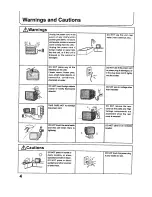 Предварительный просмотр 4 страницы Panasonic TX-68P250Z Operating Instructions Manual