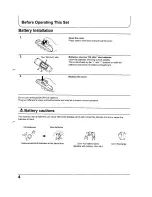 Предварительный просмотр 4 страницы Panasonic TX-68PS72Z Operating Instructions Manual