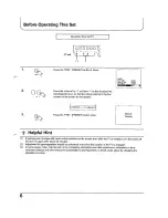 Предварительный просмотр 6 страницы Panasonic TX-68PS72Z Operating Instructions Manual