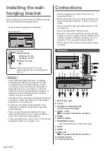 Preview for 12 page of Panasonic TX-75JX940B Operating Instructions Manual