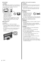 Предварительный просмотр 8 страницы Panasonic TX-75JX940E Operating Instructions Manual