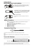 Предварительный просмотр 6 страницы Panasonic TX-76DT30A Operating Instructions Manual