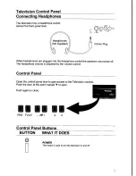 Предварительный просмотр 7 страницы Panasonic TX-80V02A Operating Instructions Manual