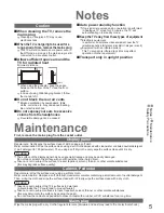 Preview for 5 page of Panasonic TX-D26LQ81F Operating Instructions Manual