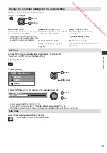 Предварительный просмотр 17 страницы Panasonic TX-L19XM6E Operating Instructions Manual