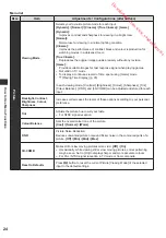 Предварительный просмотр 24 страницы Panasonic TX-L19XM6E Operating Instructions Manual