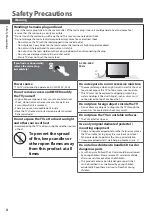 Предварительный просмотр 4 страницы Panasonic TX-L24D35ES Operating Instructions Manual