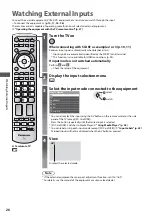 Предварительный просмотр 26 страницы Panasonic TX-L24D35ES Operating Instructions Manual