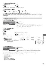 Предварительный просмотр 57 страницы Panasonic TX-L24D35ES Operating Instructions Manual