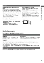 Предварительный просмотр 5 страницы Panasonic TX-L24E3E Operating Instructions Manual