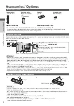 Предварительный просмотр 6 страницы Panasonic TX-L24E3E Operating Instructions Manual