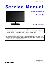 Preview for 1 page of Panasonic TX-L24X6B Service Manual