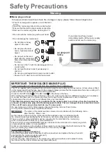 Preview for 4 page of Panasonic TX-L26C20 Operating Instructions Manual