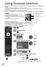 Предварительный просмотр 38 страницы Panasonic TX-L32C10E Operating Instructions Manual