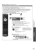 Предварительный просмотр 51 страницы Panasonic TX-L32C10E Operating Instructions Manual