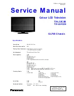 Panasonic TX-L32C2E Service Manual preview