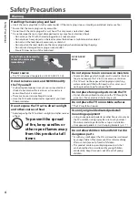 Предварительный просмотр 4 страницы Panasonic TX-L32C3E Operating Instructions Manual