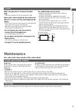 Предварительный просмотр 5 страницы Panasonic TX-L32C3E Operating Instructions Manual