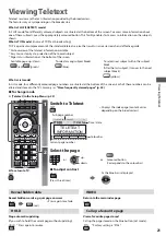 Preview for 21 page of Panasonic TX-L32C3E Operating Instructions Manual