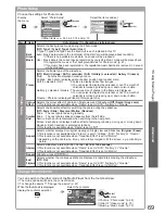 Preview for 69 page of Panasonic TX-L32D25 Operating Instructions Manual