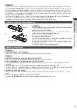 Предварительный просмотр 7 страницы Panasonic TX-L32DT30Y Operating Instructions Manual