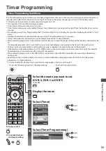 Предварительный просмотр 55 страницы Panasonic TX-L32DT30Y Operating Instructions Manual