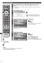 Предварительный просмотр 72 страницы Panasonic TX-L32DT30Y Operating Instructions Manual