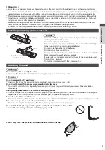 Preview for 7 page of Panasonic TX-L32DT35E Operating Instructions Manual