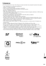 Preview for 121 page of Panasonic TX-L32DT35E Operating Instructions Manual