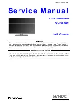 Panasonic TX-L32E6E Service Manual preview