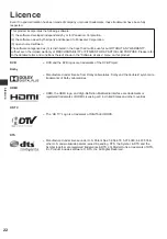 Preview for 22 page of Panasonic TX-L32EM6Y Operating Instructions Manual