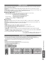 Preview for 59 page of Panasonic TX-L32G10L Operating Instructions Manual