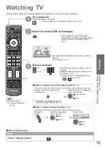 Preview for 15 page of Panasonic TX-L32U10BA Operating Instructions Manual