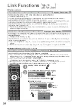 Предварительный просмотр 54 страницы Panasonic TX-L32U10BA Operating Instructions Manual