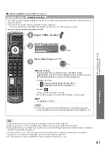 Preview for 57 page of Panasonic TX-L32U10BA Operating Instructions Manual