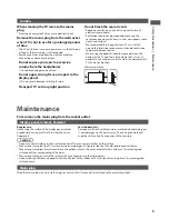 Preview for 5 page of Panasonic TX-L32U3E Operating Instructions Manual