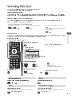 Preview for 21 page of Panasonic TX-L32U3E Operating Instructions Manual