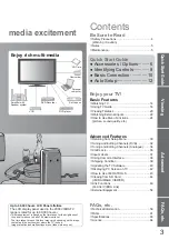 Предварительный просмотр 3 страницы Panasonic TX-L32X10E Operating Instructions Manual