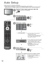 Предварительный просмотр 12 страницы Panasonic TX-L32X10E Operating Instructions Manual