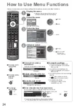 Предварительный просмотр 24 страницы Panasonic TX-L32X10E Operating Instructions Manual