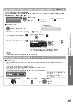 Предварительный просмотр 35 страницы Panasonic TX-L32X10E Operating Instructions Manual