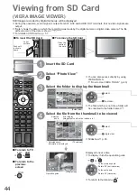 Предварительный просмотр 44 страницы Panasonic TX-L32X10E Operating Instructions Manual