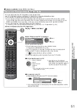 Предварительный просмотр 51 страницы Panasonic TX-L32X10E Operating Instructions Manual