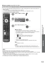 Предварительный просмотр 53 страницы Panasonic TX-L32X10E Operating Instructions Manual