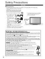 Preview for 4 page of Panasonic TX-L37V20BA Operating Instructions Manual