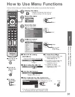 Preview for 31 page of Panasonic TX-L37V20BA Operating Instructions Manual